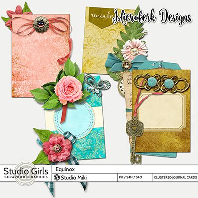 Nostalgia Clustered Journal Cards