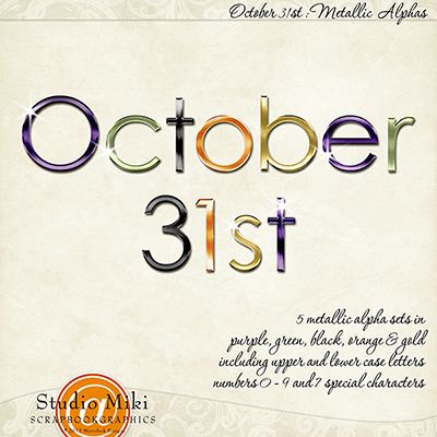 October 31st Metallic Alphas