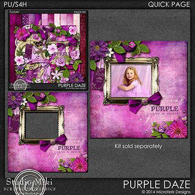 Purple Daze Quick Page