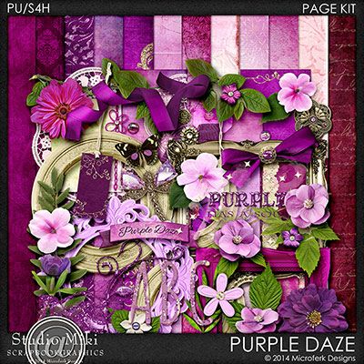 Purple Daze Page Kit