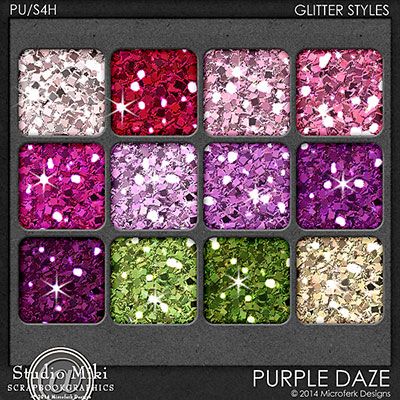 Purple Daze Glitters