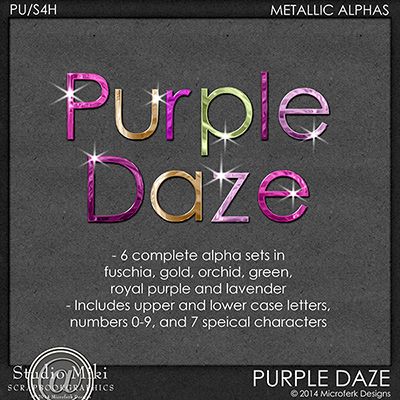 Purple Daze Metallic Alphas
