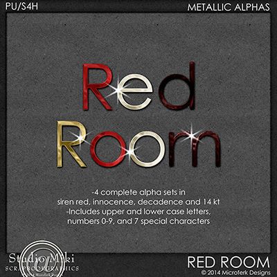 Red Room Metallic Alphas