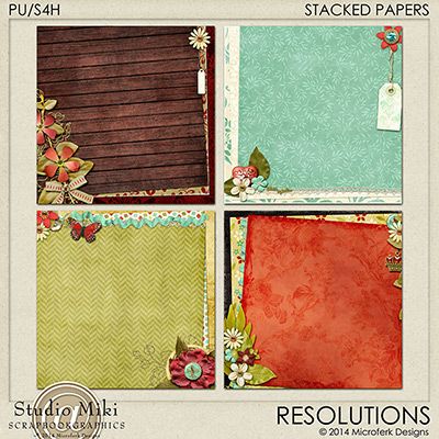Resolutions Stacked Papers
