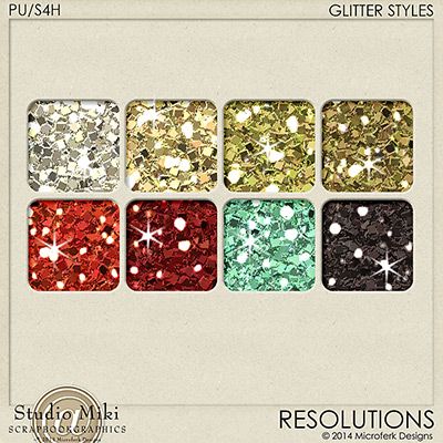 Resolutions Glitters