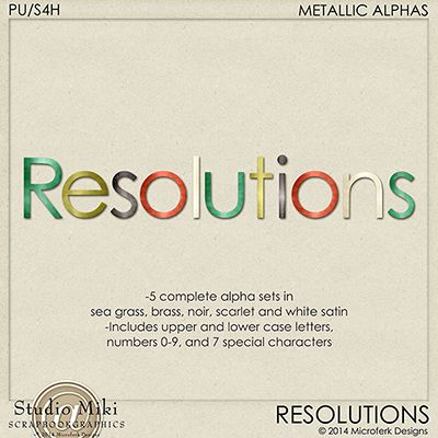 Resolutions Metallic Alphas