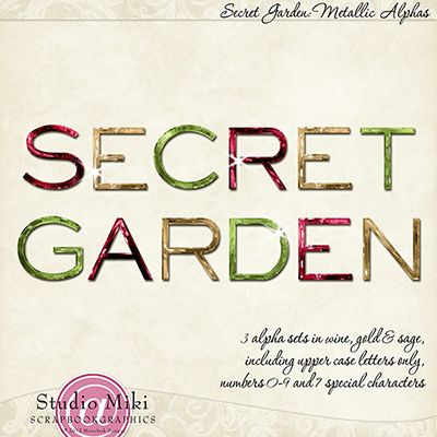 Secret Garden Metallic Alphas