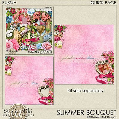 Summer Bouquet Quick Page