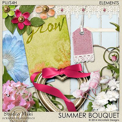 Summer Bouquet Elements