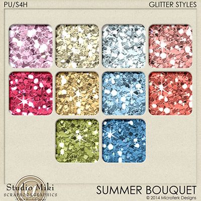 Summer Bouquet Glitters