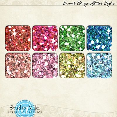 Summer Breeze Glitter Styles