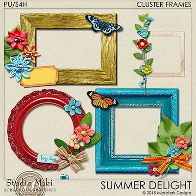 Summer Delight Clustered Frames
