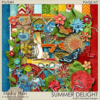 Summer Delight Page Kit