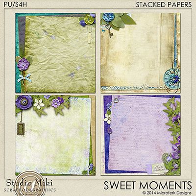 Sweet Moments Stacked Papers