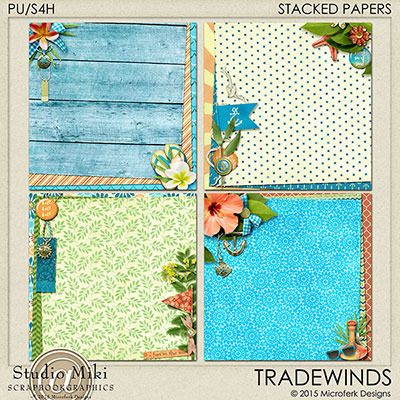 Tradewinds Stacked Papers