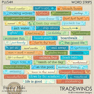 Tradewinds Word Strips