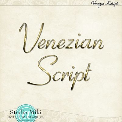 Venezia Script Alphas