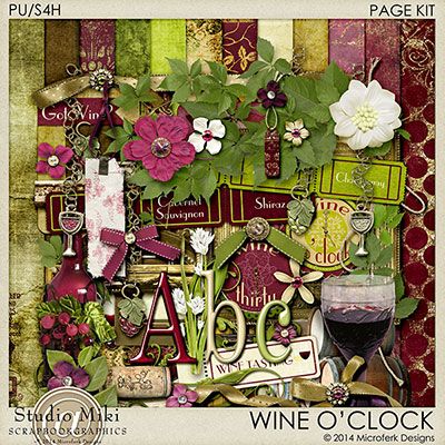 Wine O'Clock Page Kit