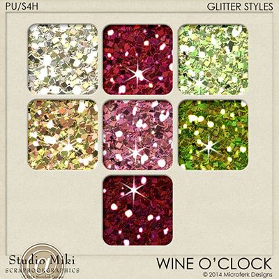 Wine O'Clock Glitters