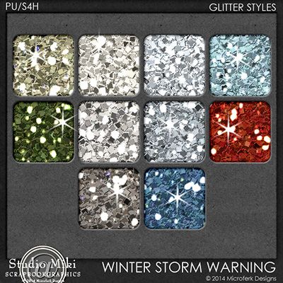 Winter Storm Warning Glitters