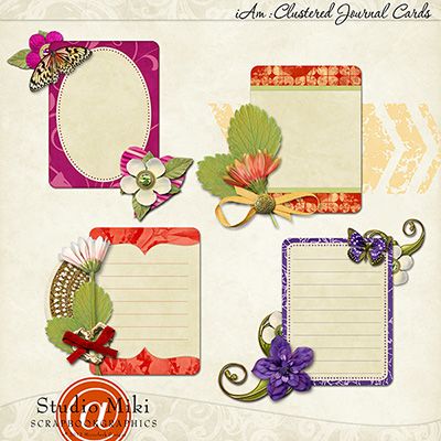 iAm Clustered Journal Cards