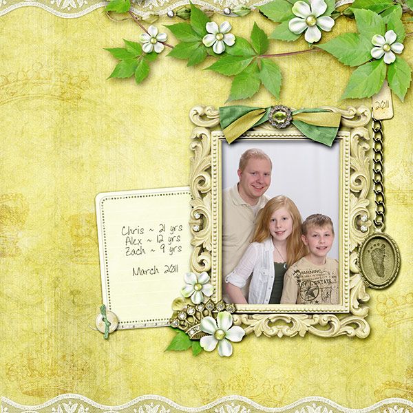 Sample Golden Slumbers Layout