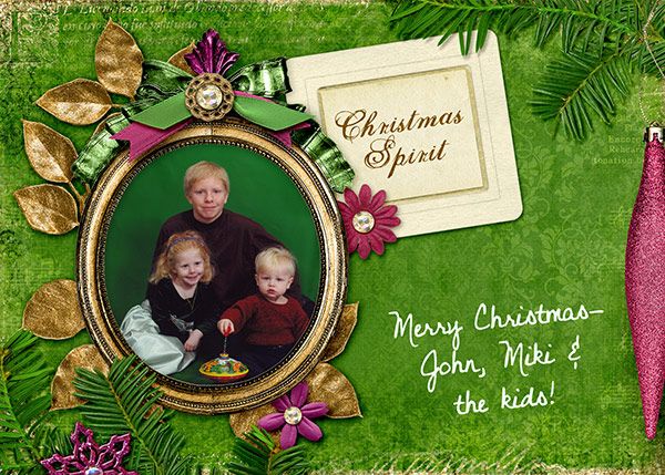 Christmas Confection Photocard