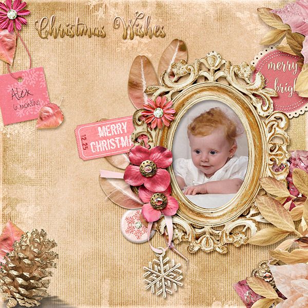 Christmas Wishes Layout