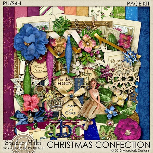 Christmas Confection Page Kit