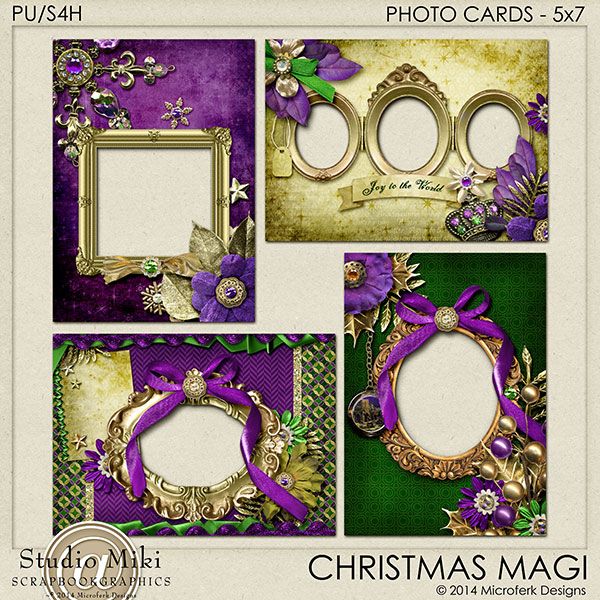 Christmas Magi Photocards 5x7