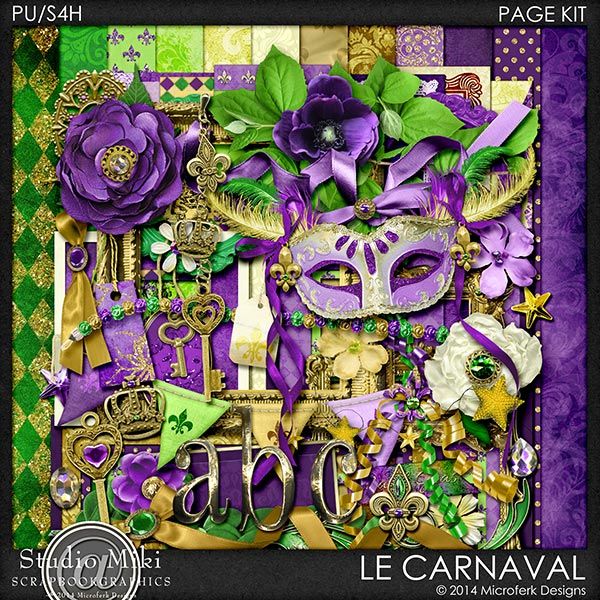 Le Carnaval Page Kit