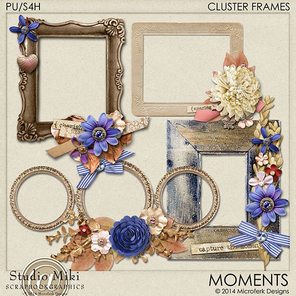 Moments Clustered Frames