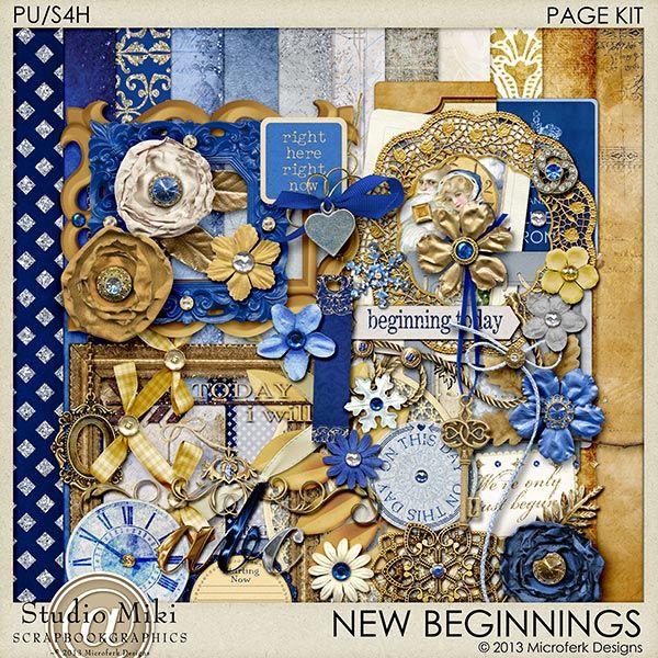 New Beginnings Page Kit