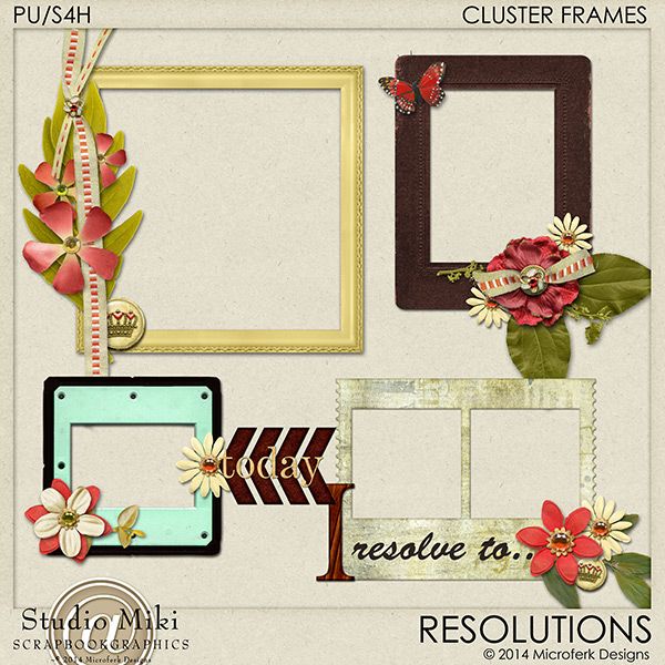 Resolutions Clustered Frames
