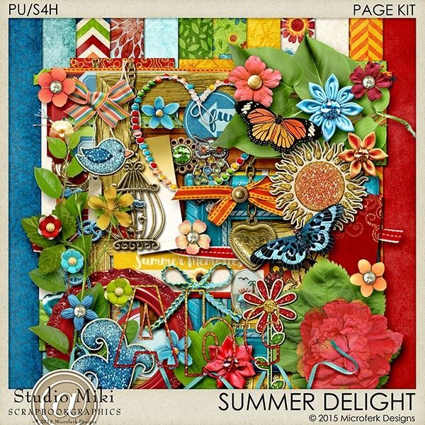 Summer Delight Page Kit