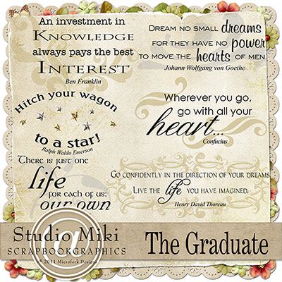 The Graduate Word Art