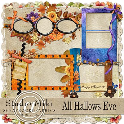 All Hallows Eve Clustered Frames