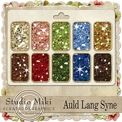 Auld Lang Syne Glitter Styles