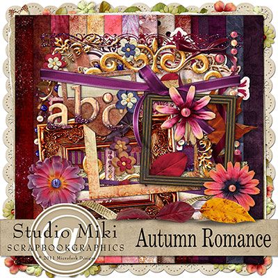 Autumn Romance Page Kit
