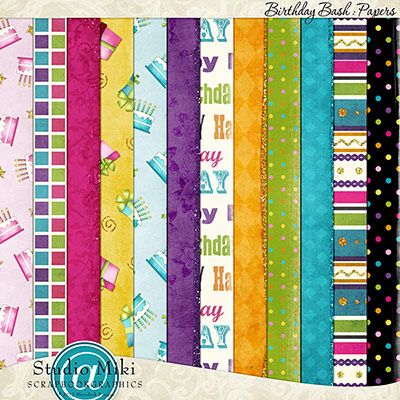 Birthday Bash Papers