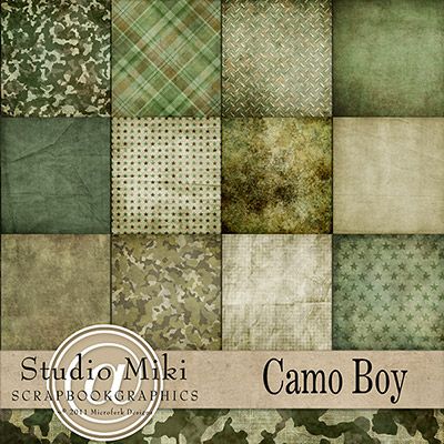 Camo Boy Papers