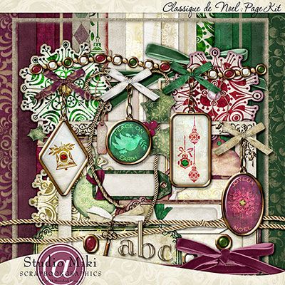 Classique de Noel Page Kit