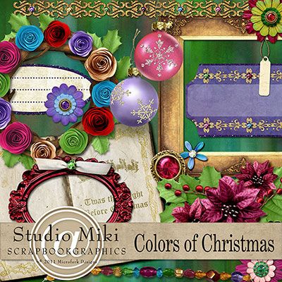 Colors of Christmas Elements