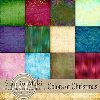 Colors of Christmas Papers
