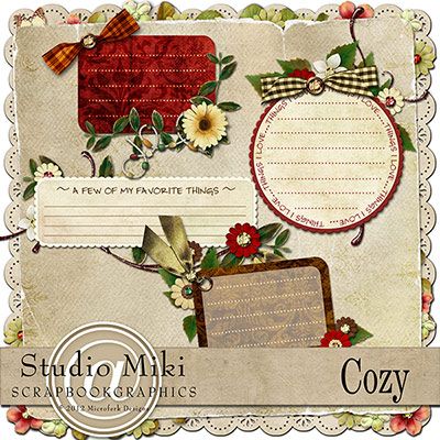 Cozy Clustered Journal Cards