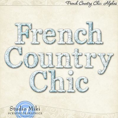 French Country Chic Alphas