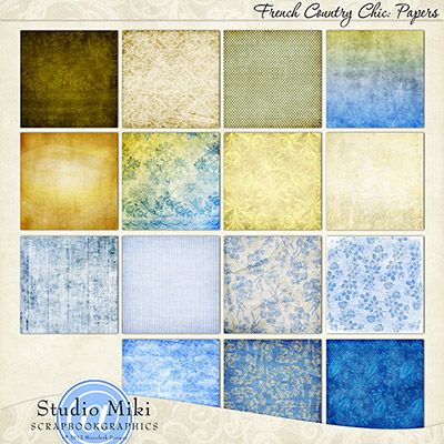 French Country Chic Papers