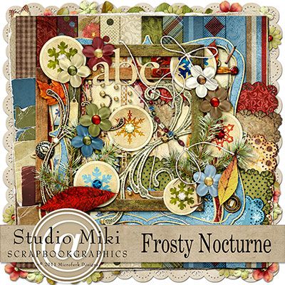 Frosty Nocturne Page Kit