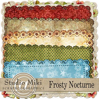 Frosty Nocturne Page Kit
