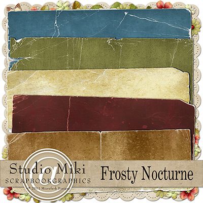 Frosty Nocturne Page Kit